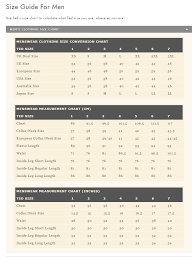 ted baker size guide