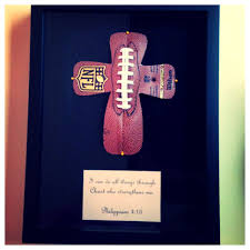 Birthday Shadow Box Ideas For Boyfriend Football Cross Shadow Box Perfect Gift For Athletes Www Etsy Com Shop Heaven Boyfriend Gifts Diy Christmas Gifts For Boyfriend Christmas Gifts For Boyfriend