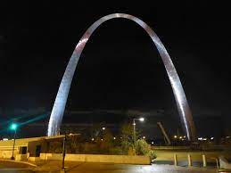 Again, you can do this during the day but at night it is a completely different experience. Changes Colour During The Night Picture Of The Gateway Arch Saint Louis Tripadvisor