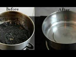How To Clean Burnt Pots And Pans Useful Kitchen Tips Arshiya S Corner Youtube In 2020 Clean Burnt Pots Cleaning Burnt Pans Kitchen Hacks