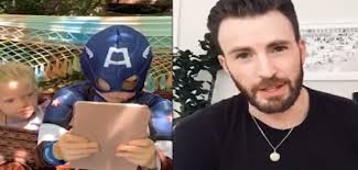 Chris Evans Surprises Boy Who Saved Sister From Charging Dog