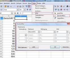 Unter dem menü format lässt sich jetzt die höhe oder auch die optimale höhe einstellen: So Filtern Sie Tabellen In Open Office Calc Chip