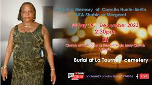 In Loving Memory of Coecila Hunte-Bertin AKA Shabin or Margaret