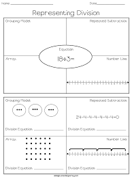 Representing Division Pdf Math Division Math Instruction Math