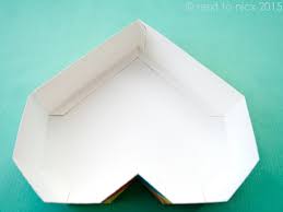 heart gift box template