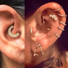 Pin On Piercing Oreille Helix