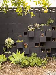Cinder Block Garden Wall Novocom Top