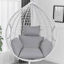 40 x 50 excluding rope. Hammock Chair Cushions 5 Colors Swing Seat Cushion Hanging Basket Cushion Hanging Chair Back With Pillow Walmart Com Walmart Com