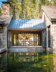 See more ideas about mountain home exterior, mountain home, home. A Wyoming Mountain Retreat Blends Contemporary Living With Rustic Style House Exterior Rustic House Modern House Exterior
