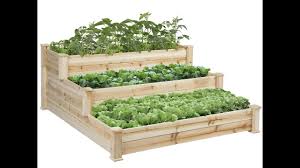 A tiered raised garden bed prevents the soil from being compacted which helps to improve drainage. Assembly 3 Tier Wooden Raised Vegetable Garden Bed Planter Sky2375 Youtube