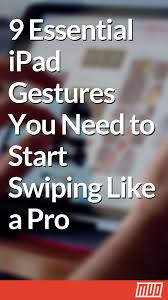 9 Essential Ipad Gestures You Need To Start Swiping Like A Pro Ipad Like A Pro Essentials