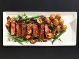New York Strip Steak With Mushroom Pan Sauce Recipe Strip Steak Stuffed Mushrooms Steak