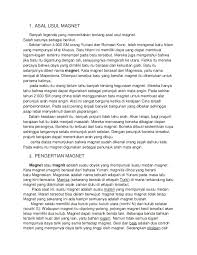 Doc Asal Usul Magnet Muteong Ar Rahimy Academia Edu