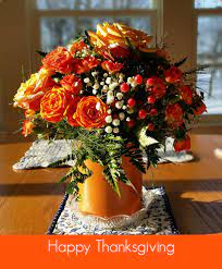 Happy thanksgiving with snoopy, woodstock and friends image. Happy Thanksgiving From All Of Us Flower Arrangements Diy Thanksgiving Floral Happy Thanksgiving