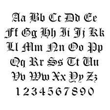 Download alphabet letters stock vectors. Old English Alphabet Printable Letter