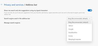 Jun 01, 2021 · but if the default search engine is a site you're not fond of, you may want to change it. How To Change The Default Search Engine In Microsoft Edge
