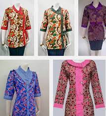Jual secara grosir dan eceran baju batik wanita terbaru, blus batik wanita, baju batik wanita kantor. Model Baju Batik Kantor Wanita Zommi