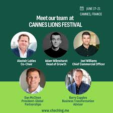 In less than one month the ChaChing team will be headed to Cannes Lions…