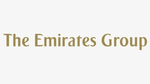 The emirates airlines logo is one of the the emirates group logos and is an example of the airlines industry logo from emirates. Emirates Group Logo Fly Emirates Logo Gold Hd Png Download Kindpng