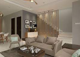 Contemporary Concept For Double Storey Terrace House Project By Chi House Interior Design Living Room Interior Design Living Room Terraced House Living Room