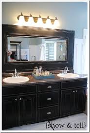 Framed Mirror Tutorial Sweet Pickins Furniture Home Bathroom Mirror Frame Bathroom Mirrors Diy