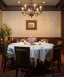 Full access to adjacent private. Harris Restaurant Private Dining