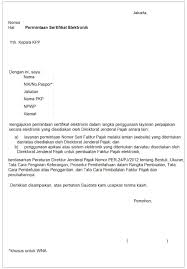 Contoh Surat Pemberitahuan Pembatalan Faktur Pajak Ke Kpp Contoh Seputar Surat