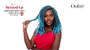 Then i thought about maybe just getting a blue streak or something. X Pression Twisted Up Bonita Butterfly Locs Coily Tip 12 5 Pack Deal Elevate Styles