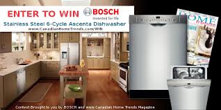 bosch canada dishwasher giveaway home