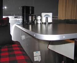 Retro metal banding and table edging for sale. Sharp Table Counters Airstream Forums