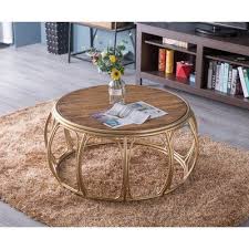 Ivy Bronx Kerby Coffee Table Wayfair In 2020 Coffee Table Metal Coffee Table Round Coffee Table