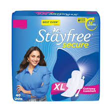 Buy Stayfree Secure XL Sanitary Pads For Women, 40 Pads, Cottony Soft Cover  Online at Low Prices in India - Amazon.in