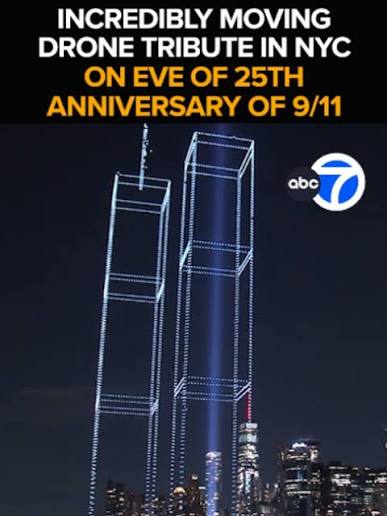 Twin Tower Drone Show Abc7 | TikTok