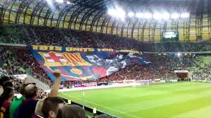 The match between lechia gdańsk and ks cracovia ended in 1:1 draw and the first goalscorer on the new stadium was fred benson. Fc Barcelona Lechia Gdansk Pge Arena Gdansk Youtube