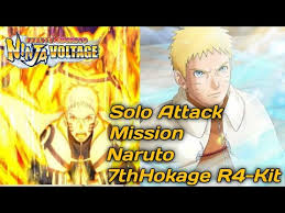 In the history of konoha, there have been seven powerful ninja who have gone on to become the hokage of the hidden leaf village. Nxb Nv Solo Attack Mission Naruto 7th Hokage R4 Kit Jutsu Showcase Youtube