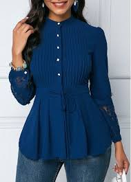 صور أجمل وأرق بلوزات حريمي مجلة تمر هندي peplum blouse fashion tops trendy tops for women
