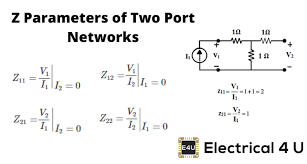 It is the impedance which when connected to the input and the. Z Parameters What They Are How To Find Them In Two Port Networks Examples Electrical4u