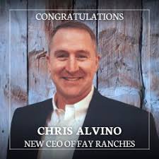 Fay Ranches is proud to announce that Chris Alvino has been appointed Chief  Executive Officer! Chris brings years of experience, vision, and leadership  to guide our continued growth while honoring…