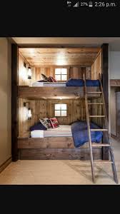 Window Shaped Lights Above Bed Rustic Home Design Rustic Bedroom Bunk Bed Designs