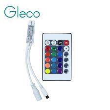 rgb led controller 24 key mini ir remote control for rgb led strip free shipping rgb led strip lights led controller led strip lighting
