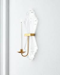 This unique wall decoration features a rustic worn white wood finish with 2 small glass mason jar containers. Alexander Candle Holder Wall Sconce