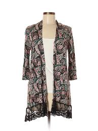 Details About Charlotte Russe Women Black Kimono M