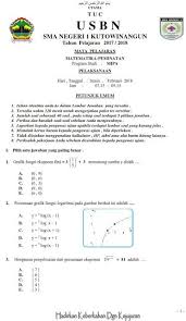 Matematika Di Sma Soal Soal Usbn Matematika Peminatan Pelajaran Matematika Matematika Matematika Sma