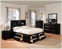 Manhattan 5 Pc Storage Bedroom Set In Black Master Bedroom Set Black Bedroom Furniture Bedroom Interior