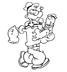 Why you little rascal!) that became a happy family. Olive Oyl From Popeye Coloring Page Free Printable Coloring Pages For Kids