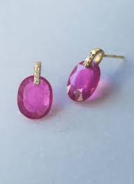 hasuna earring hasuna earring gold k18 ruby diamond ピアス ゴールド ダイヤモンド ルビー fashion accessory jewelry ジュエリー アクセサリー デザイナージュエリー