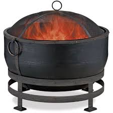 Artestia chiminea fire pit,cauldron fire pit 18.5,fire pits outdoor wood burning steel firepit ,fire pit outdoor fireplace fire pit with chimney for backyard poolside iron black courtyard 3.5 out of 5 stars 6 Heavy Duty Steel Cauldron Wood Burning Fire Pit With Spark Screen And