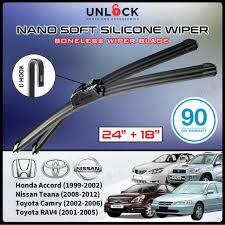 Crossovers have officially taken over. Unlock Nano Soft Silicone Car Windshield Wiper 18 24 1set For Honda Accord Nissan Teana Toyota Camry Rav4 Shopee Malaysia