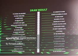 Europa league and conference league draws. Sportsfile Uefa Europa Conference League 2021 22 First Qualifying Round Draw 2025391