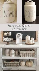 Farmhouse Kitchen Canister Sets And Farmhouse Kitchen Decor Ideas Coffee Bar Ideas Too Coffee Bars In Kitchen Coffee Kitchen Farmhouse Kitchen Canisters